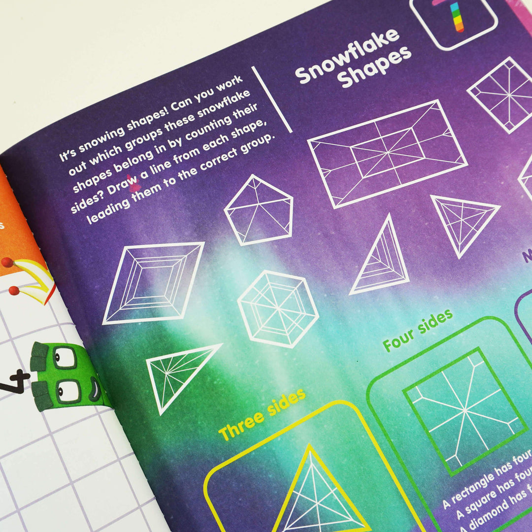 Number Blocks Christmas Sticker Activity Book By Sweet Cherry Publishing - Ages 0-5 - Paperback 0-5 Sweet Cherry Publishing