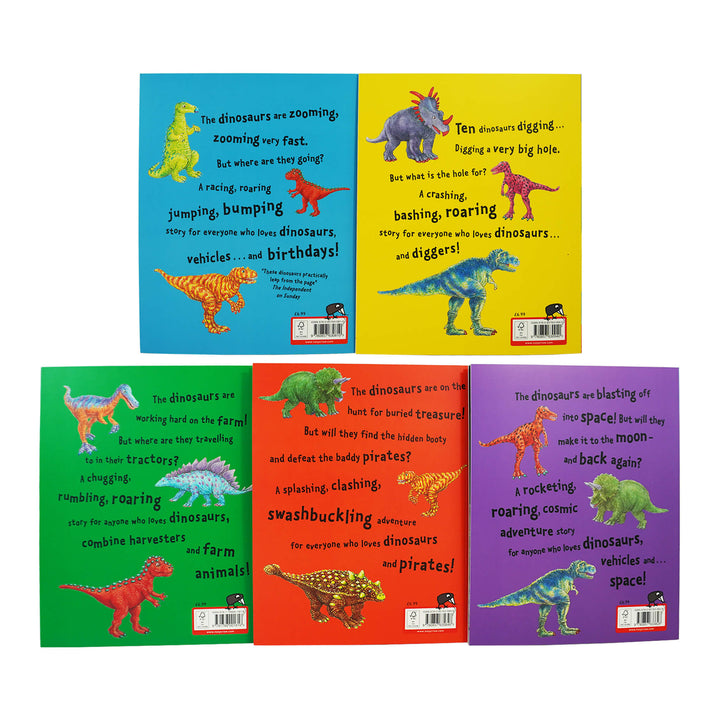 Penny Dale's Dinosaurs 5 Books Set With a Free Stories Audio Book! - Ages 2-6 - Paperback 0-5 Nosy Crow Ltd