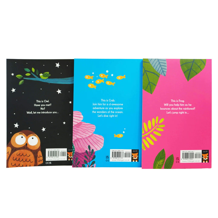 Jacqi Lee 3 Books Collection Set (This Is Crab, This Is Frog & This is Owl) - Ages 0-5 - Paperback 0-5 Little Tiger