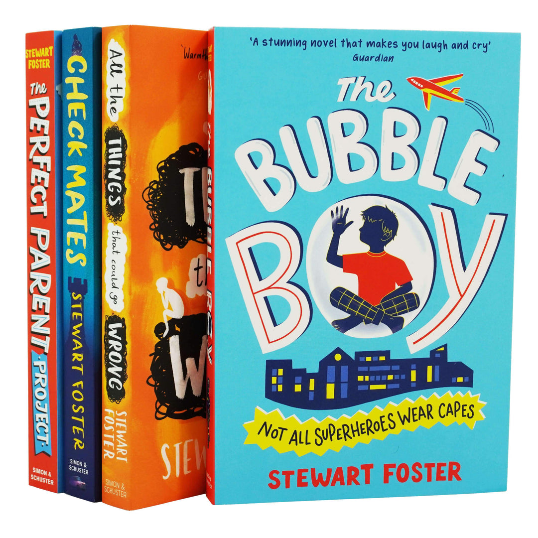 Stewart Foster The Bubble Boy 4 Books Collection Set - Young Adult - Paperback Young Adult Simon & Schuster