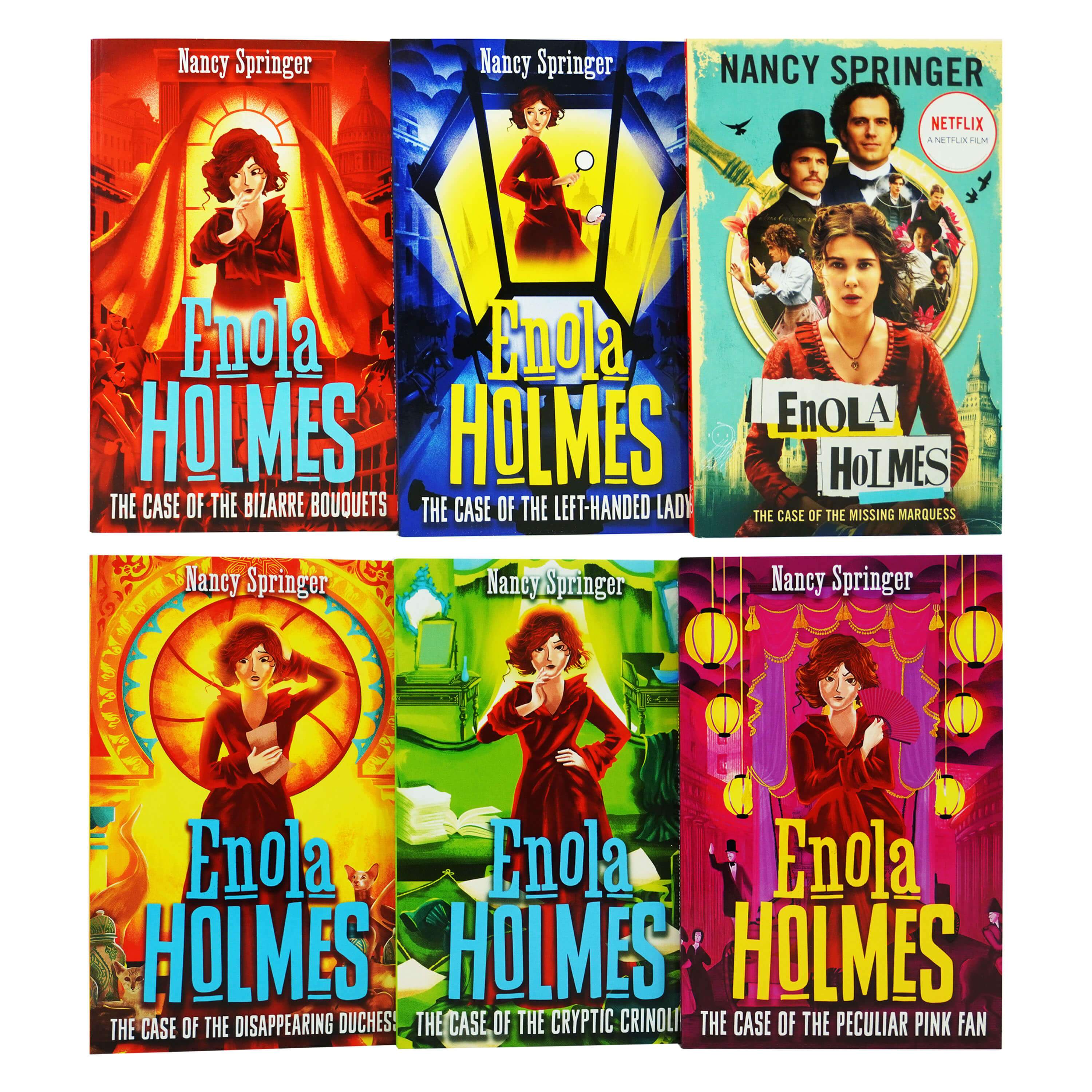 Enola Holmes エノーラ·ホームズ　青少年 英語小説　洋書　6冊 An Enola Holmes Mystery Series 6 Books Set By Nancy Springer by