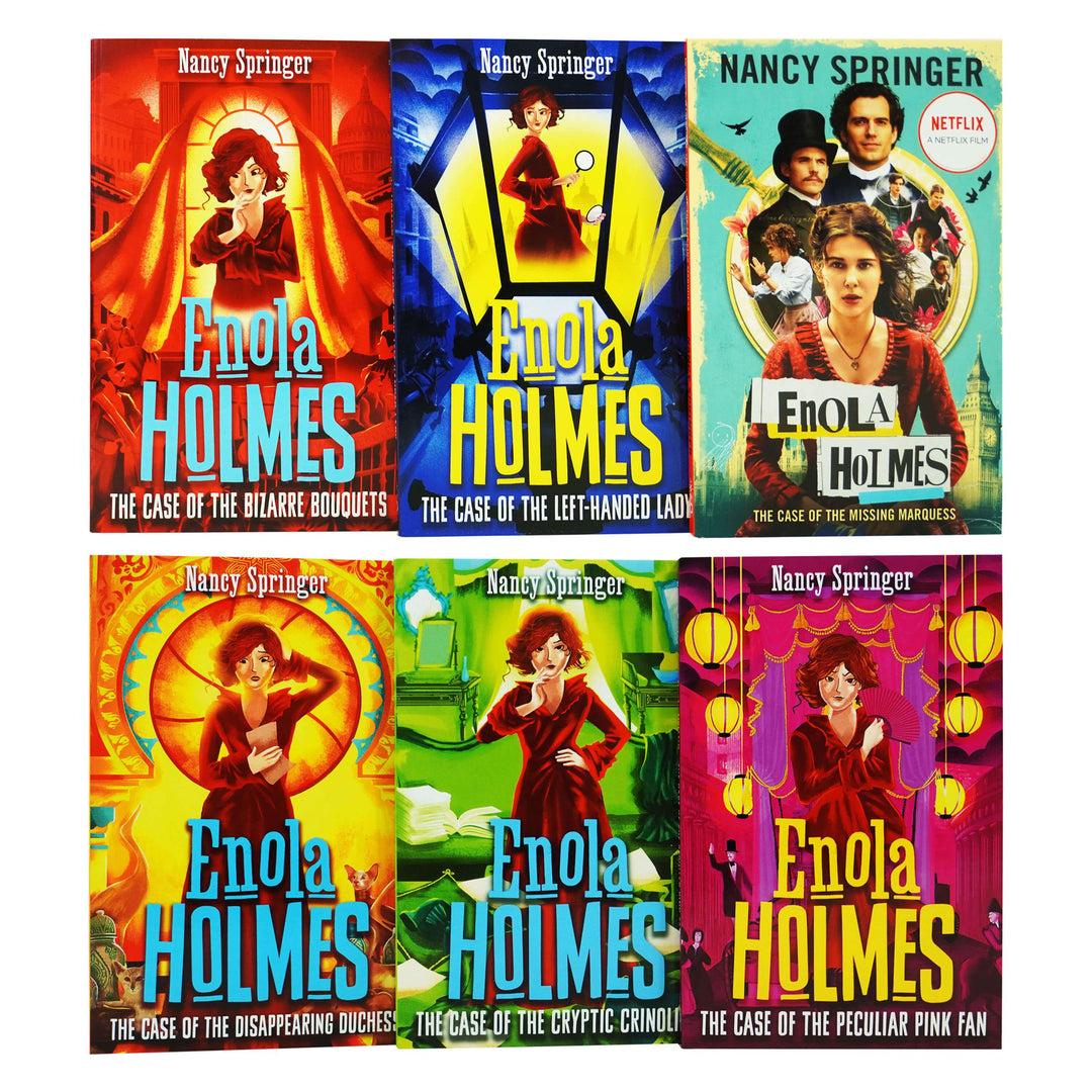 Enola Holmes 6 Books Collection Set By Nancy Springer - Young Adult - Paperback Young Adult Hot Key Books