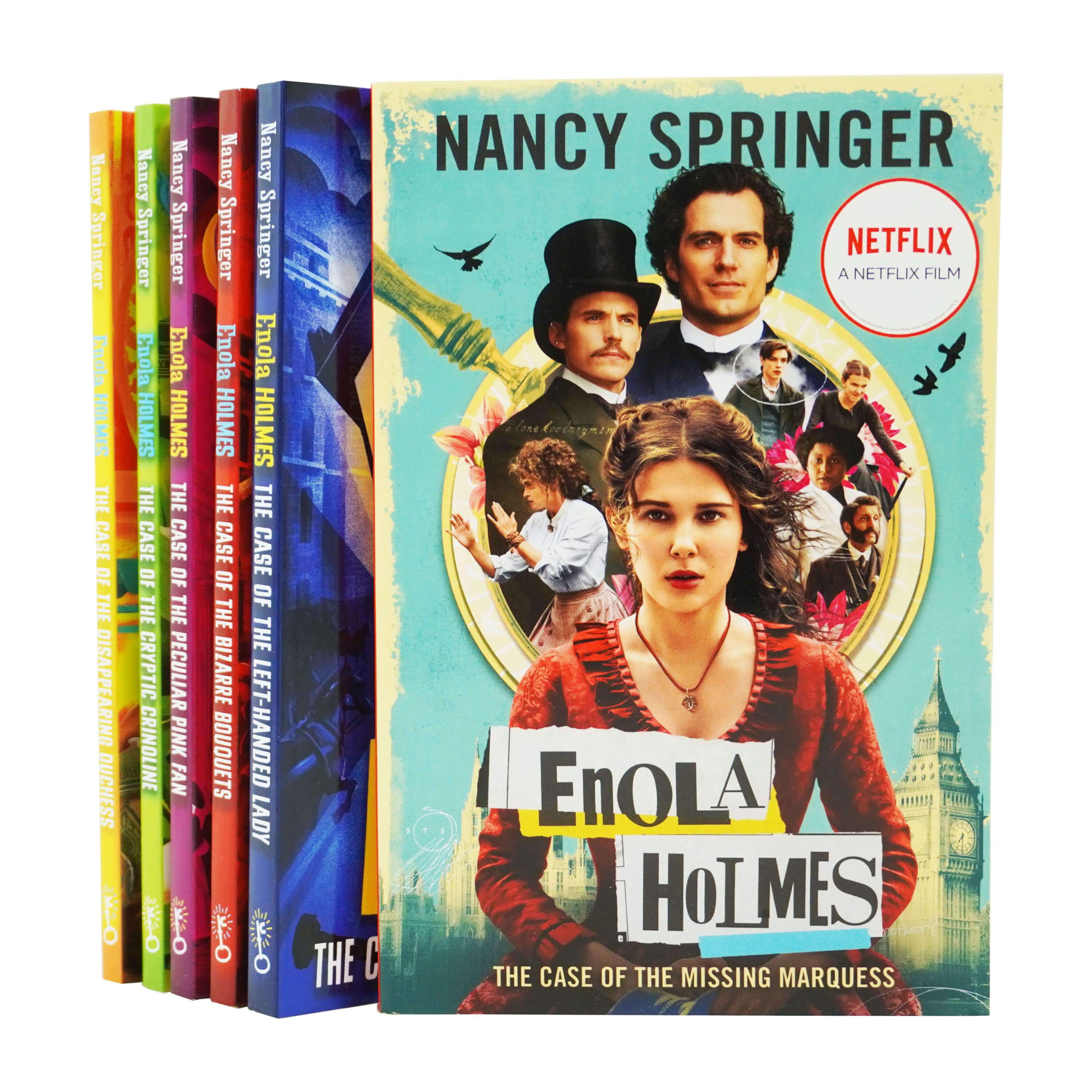 Enola Holmes エノーラ·ホームズ　青少年 英語小説　洋書　6冊 An Enola Holmes Mystery Series 6 Books Set By Nancy Springer