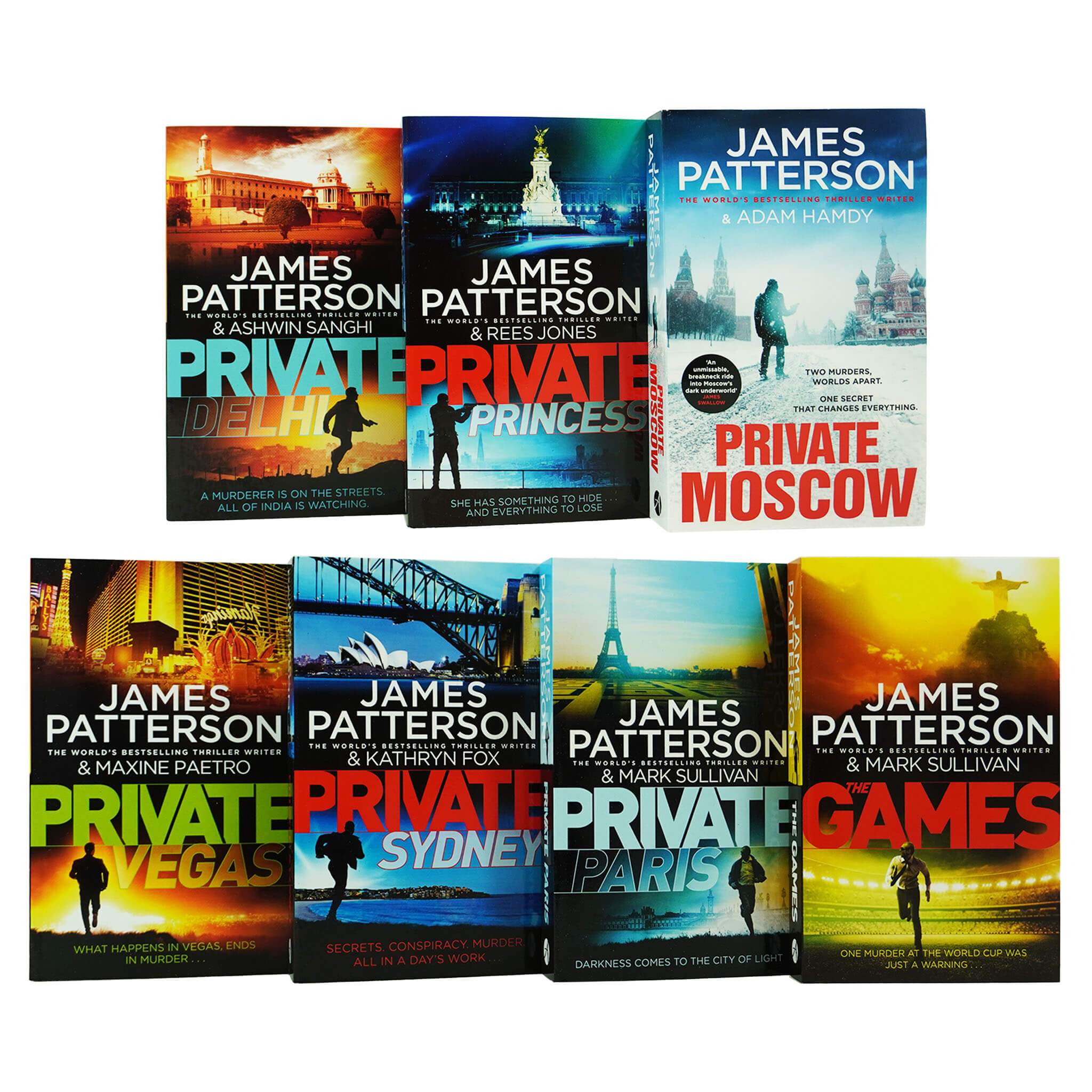 James Patterson Private Series 9 - 15 Collection 7 Books Set