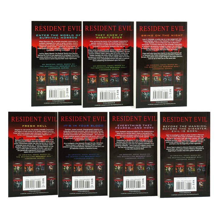 Resident Evil Series 7 Books Collection By S. D. Perry - Ages 9-14 - Paperback 9-14 Titan Books