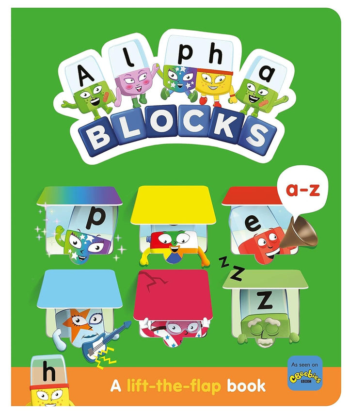 Alphablocks A-Z Phonics Activities: A Lift the Flap Book by Sweet Cherry Publishing - Ages 3-6 - Board Book