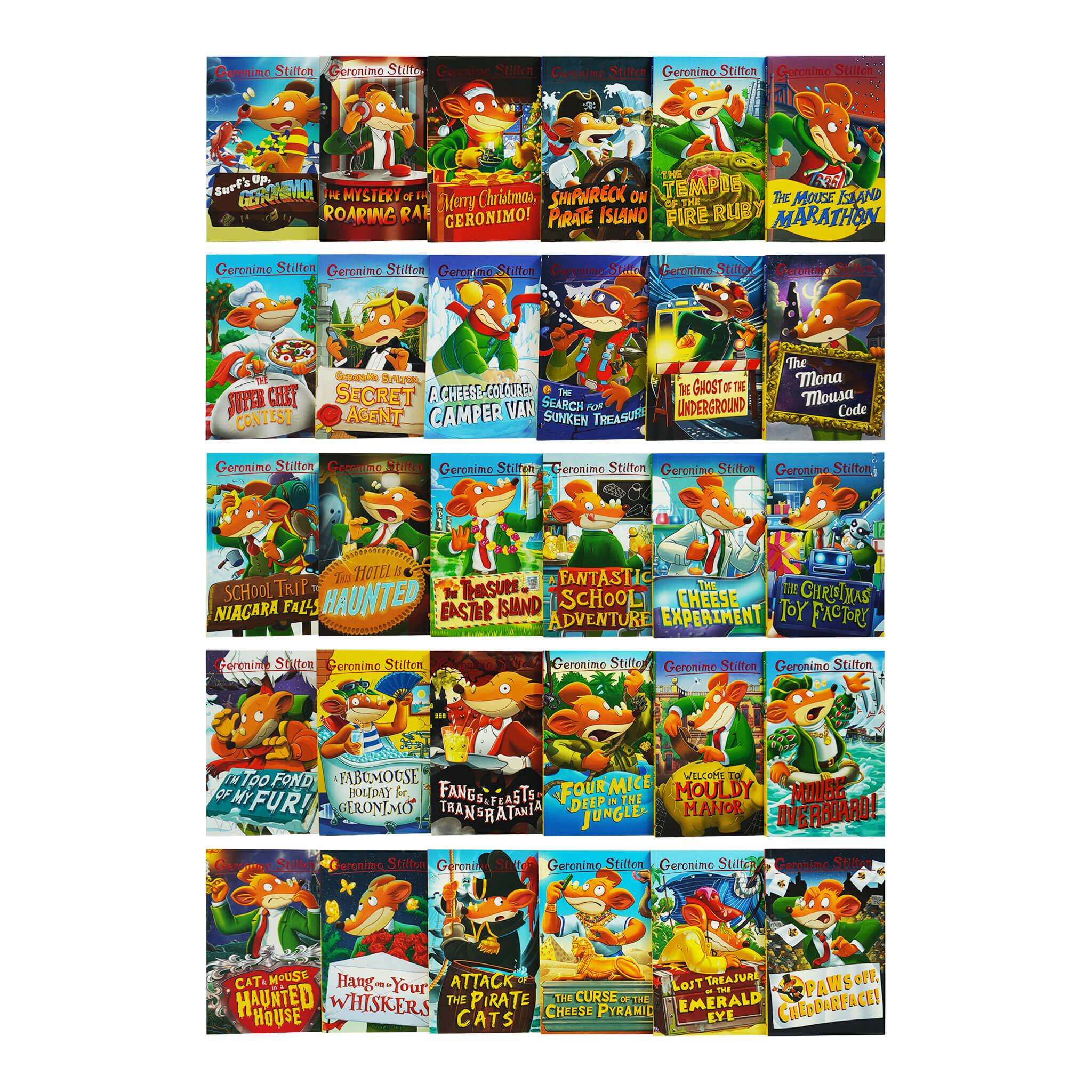 Geronimo Stilton: The 30 Books Collection Set (Series 1, 2 & 3) By