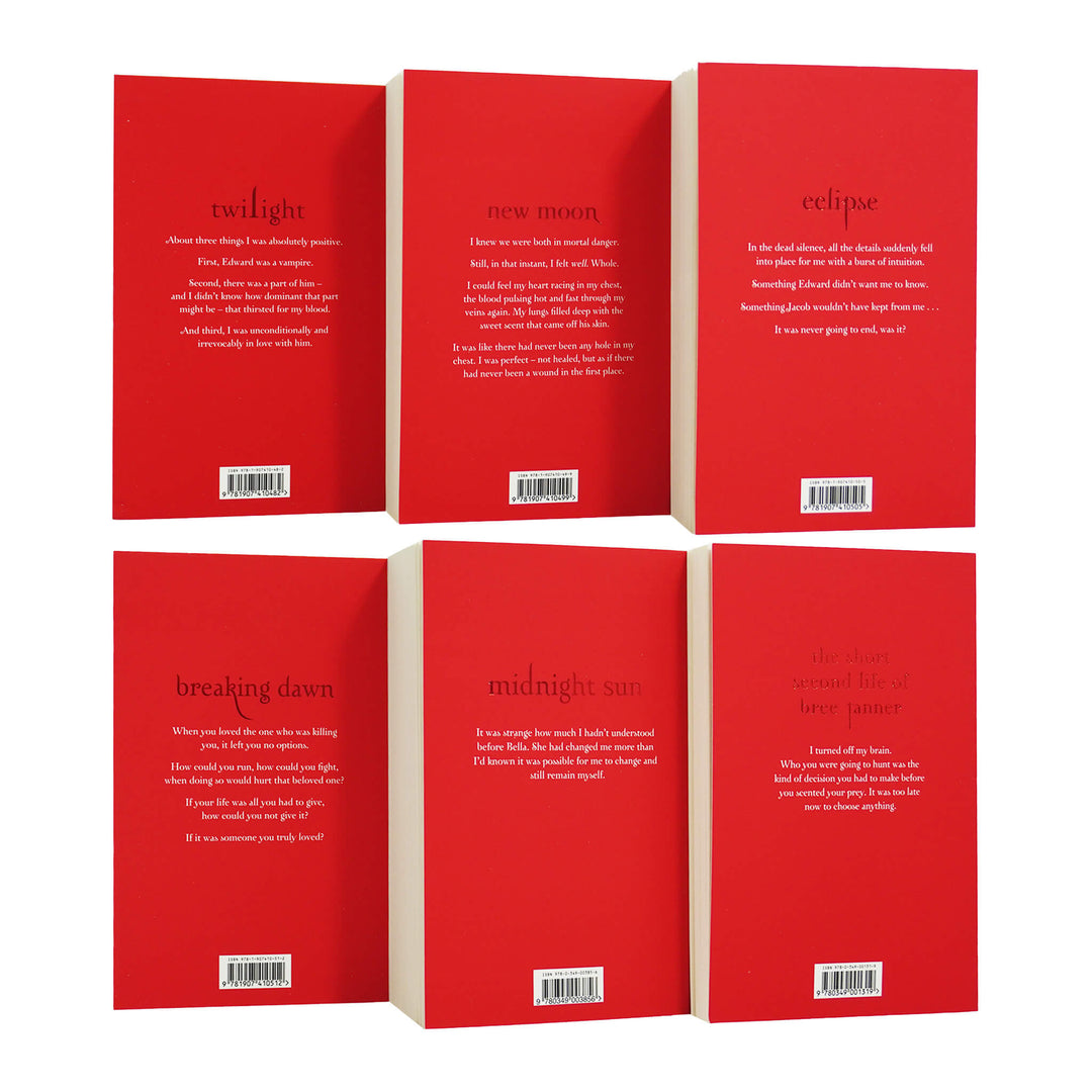 The Twilight Saga By Stephenie Meyer: 6 Books Collection Box Set - Ages 13+ - Paperback