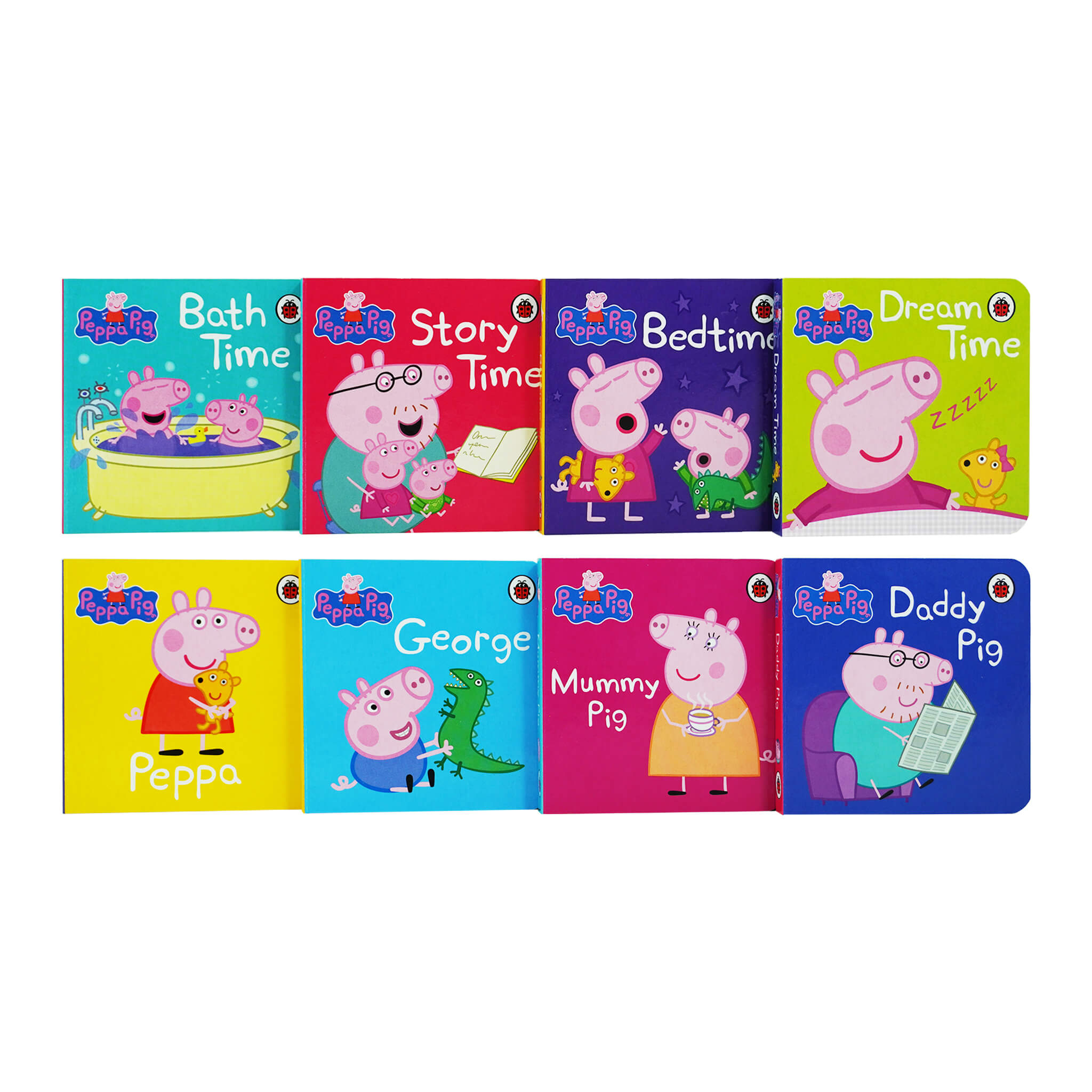 peppa pig little library ミニ絵本　ボードブック Little bibrary - peppa pig – May Book Shop