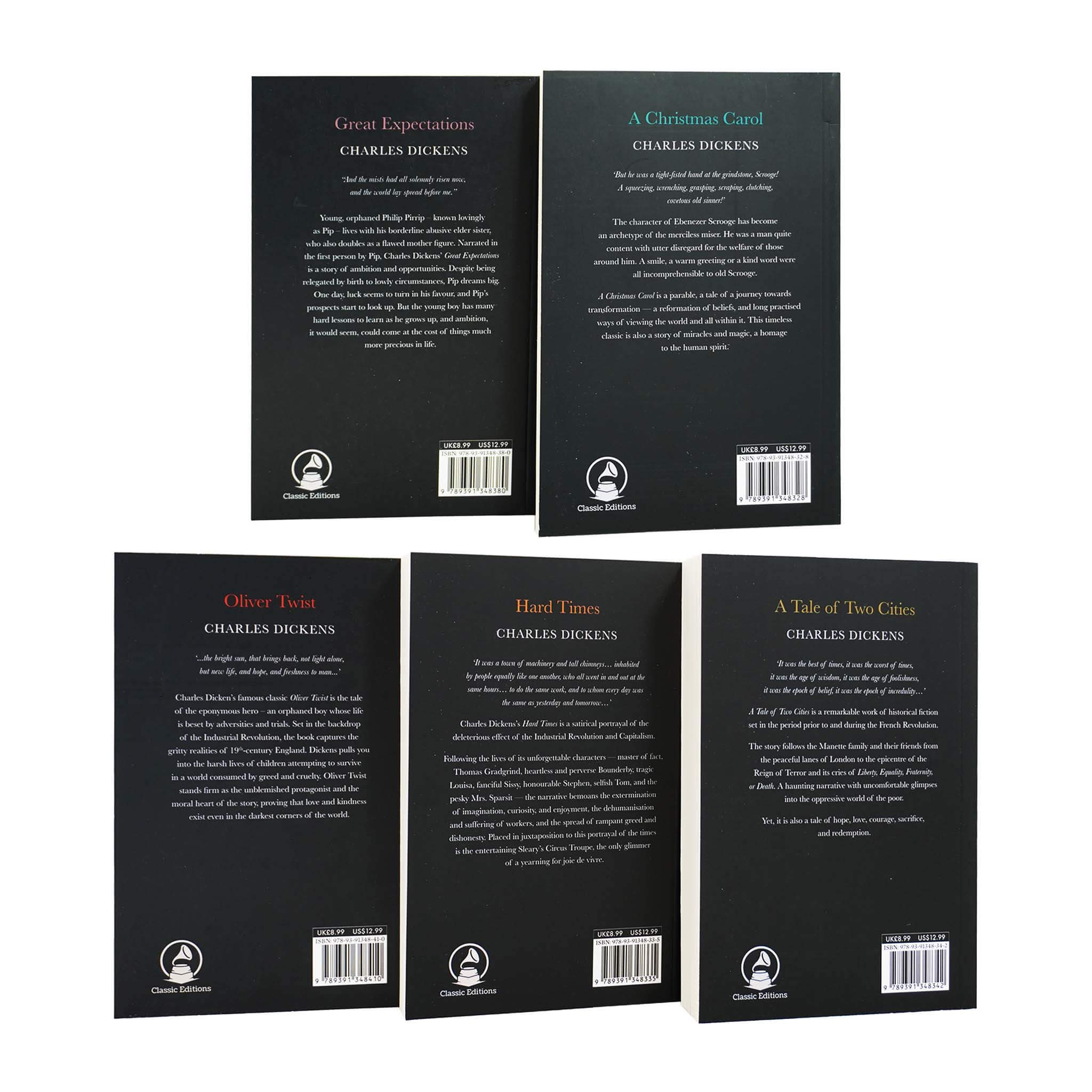 Major Works of Charles Dickens 5 Books Box Set – American Bookworm