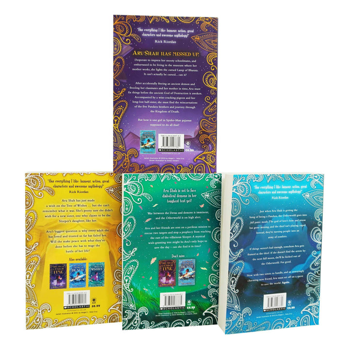 Aru Shah by Roshani Chokshi 4 Books Collection Set - Ages 8-12 - Paperback