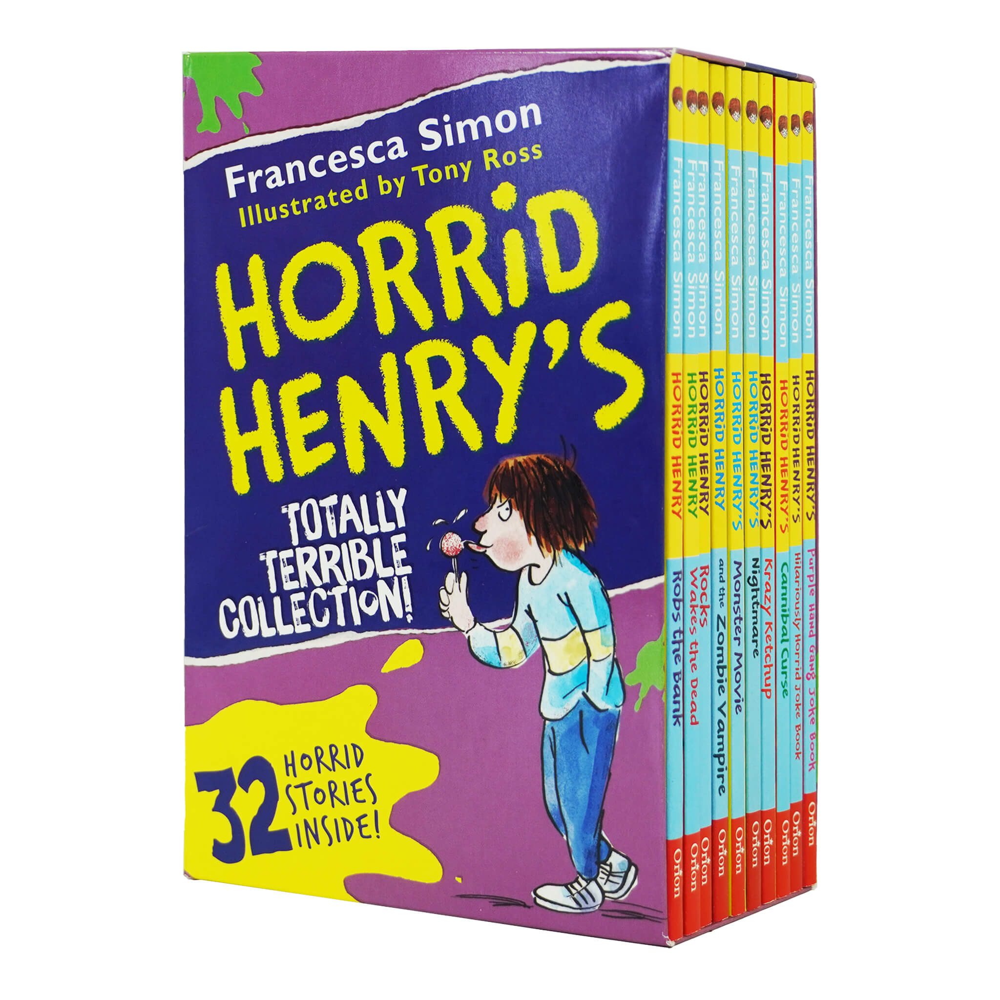 Horrid Henry's Totally Terrible Collection 10 Books Box Set by