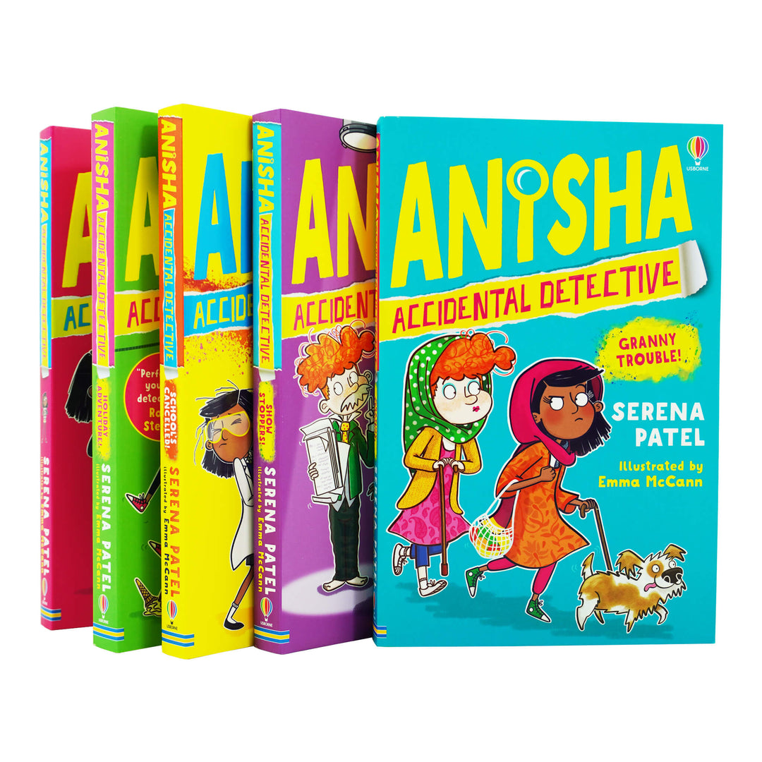 Anisha, Accidental Detective Series 5 Books Collection Set By Serena Patel - Ages 7-11 - Paperback 7-9 Usborne Publishing Ltd