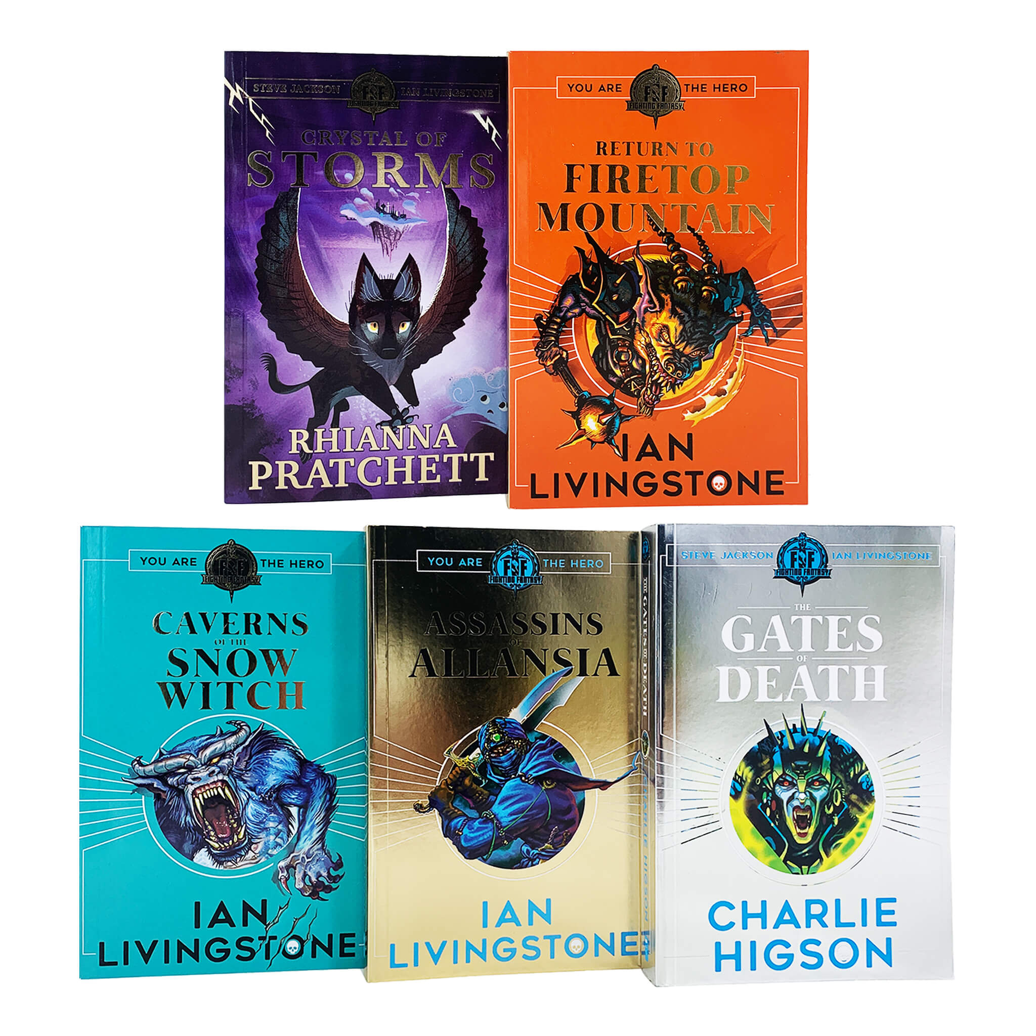 Fighting Fantasy RPG Books 11-15 Collection Set - Ages 9-14