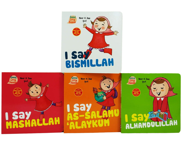 Children Islamic I Say Series 4 Books Collection Set By Noor H. Dee - Ages 1+ - Board Book