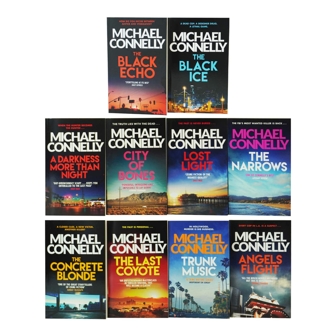 Harry Bosch by Michael Connelly: Books 1-10 Collection Set - Fiction - Paperback Fiction Orion