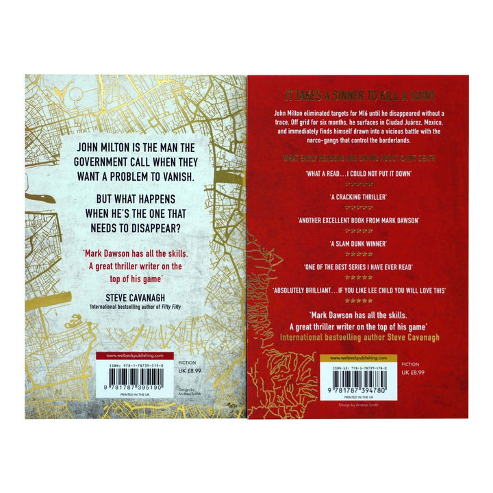 John Milton Series 2 Books Collection Set By Mark Dawson - Fiction - Paperback