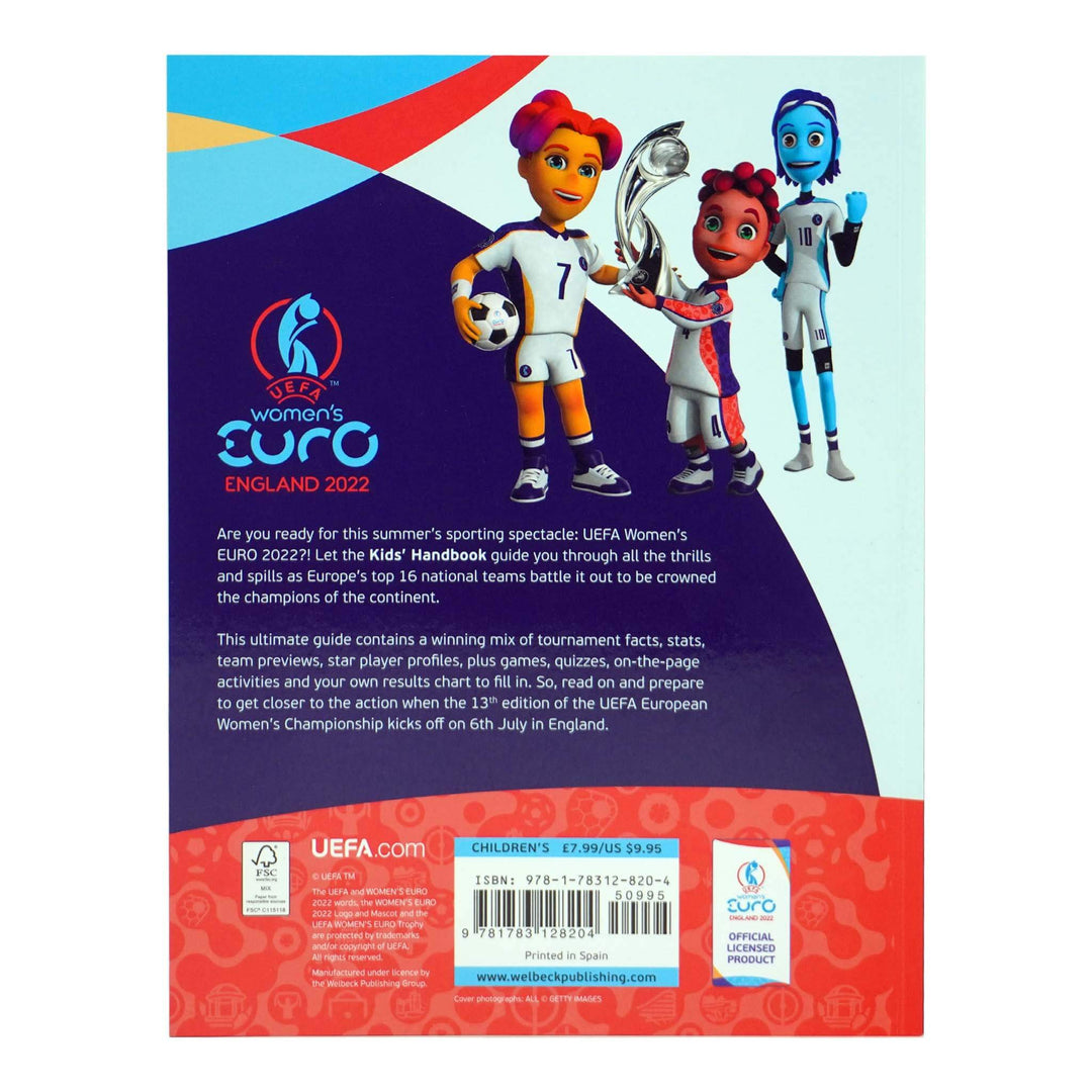 UEFA Women's EURO 2022 Kids' Handbook By Emily Stead - Ages 5-8 - Paperback