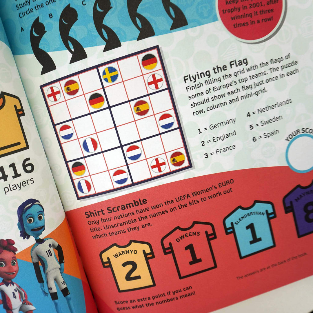 UEFA Women's EURO 2022 Kids' Handbook By Emily Stead - Ages 5-8 - Paperback
