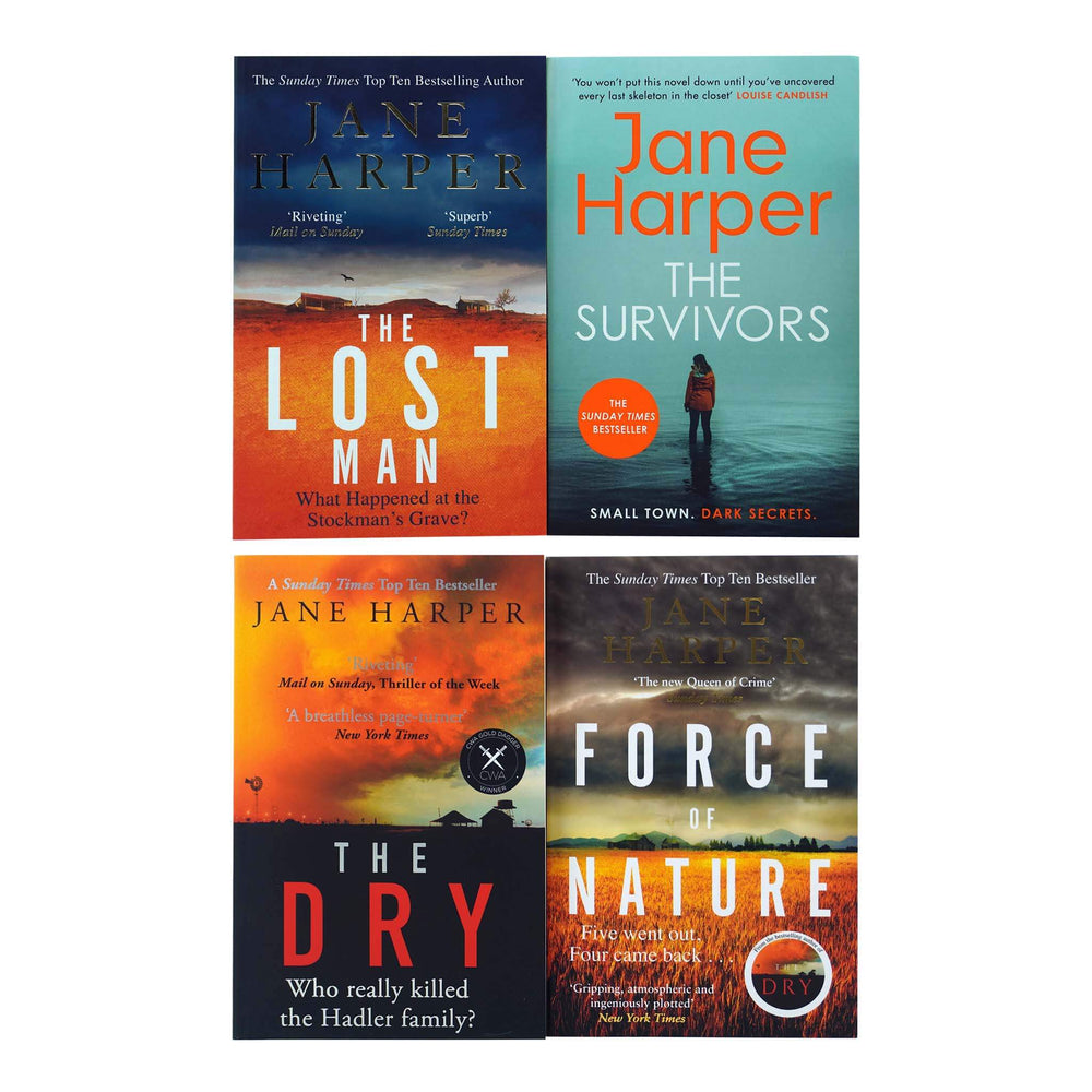 Jane Harper 4 Books Collection Set - Fiction - Paperback Fiction Abacus