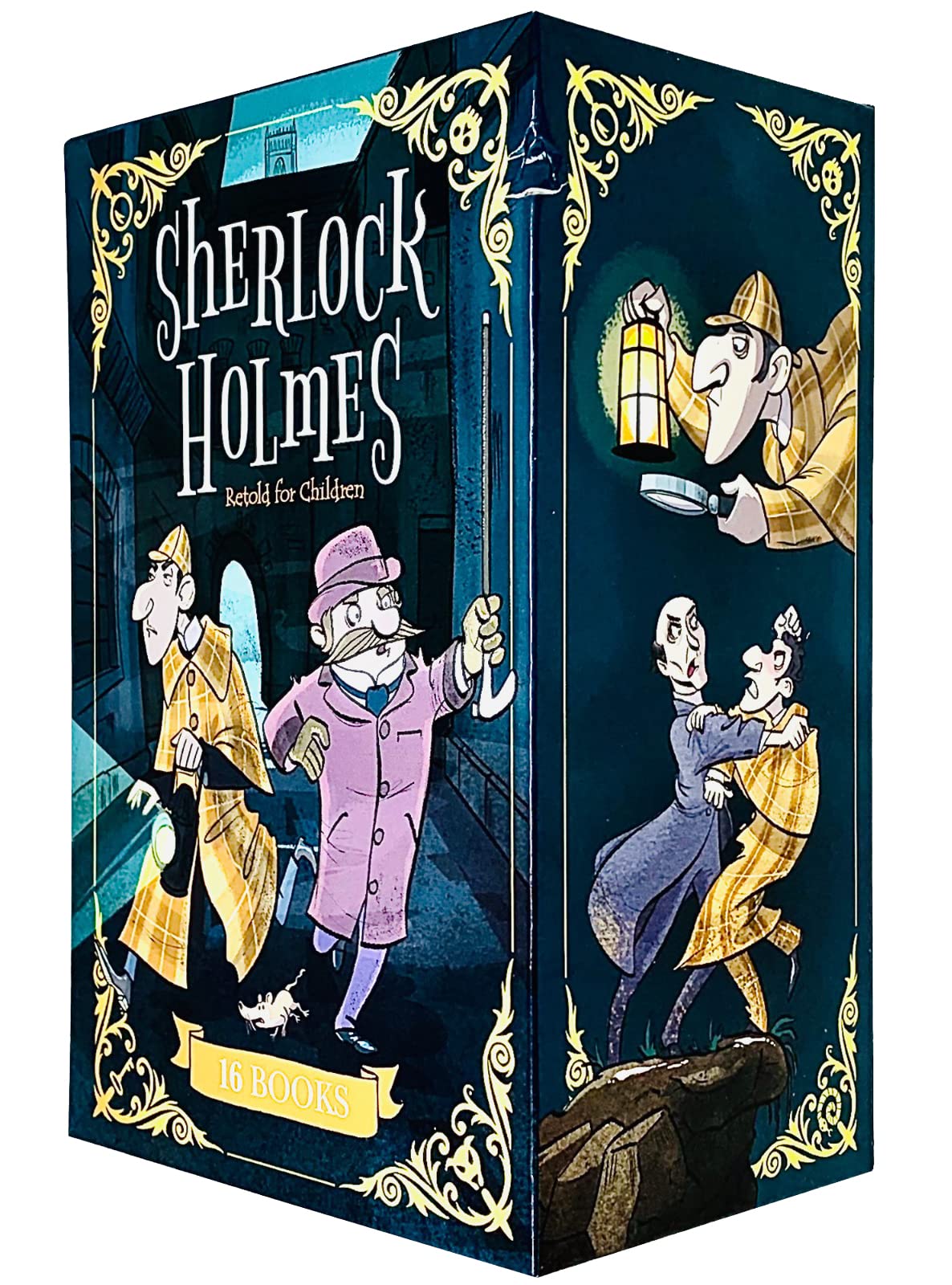 The Sherlock Holmes Retold for Children Collection 16 Books Box