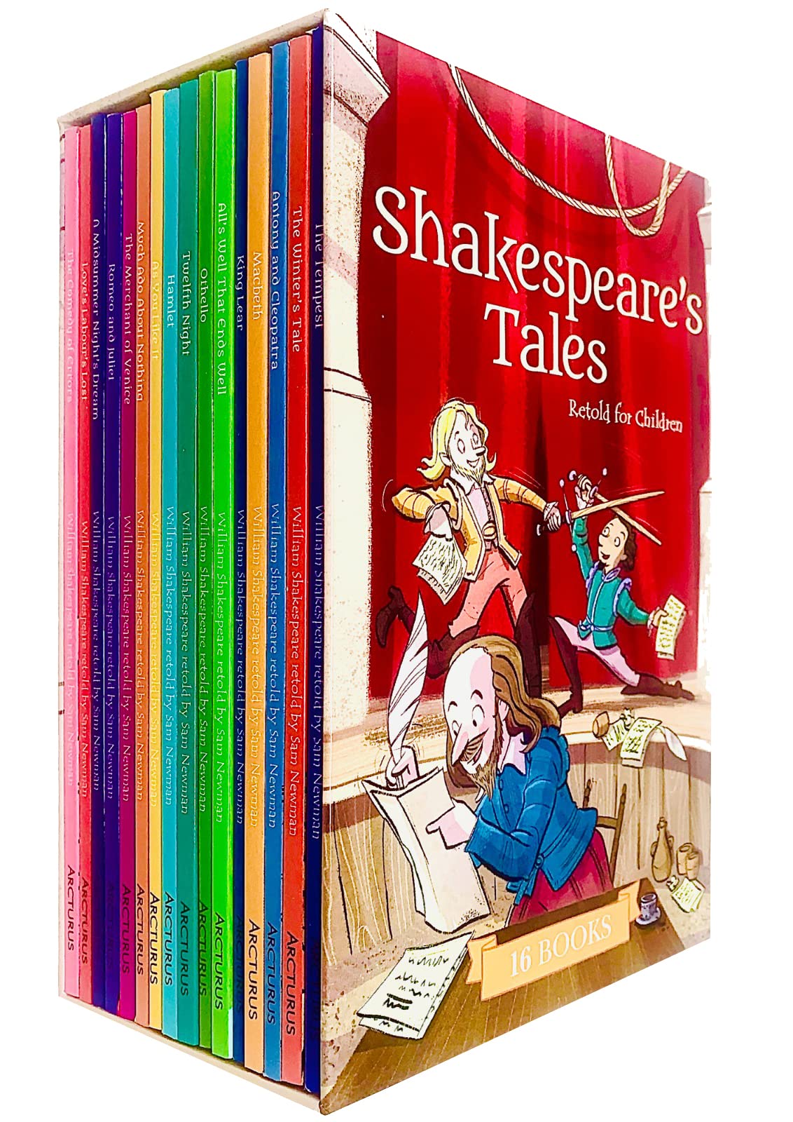 Shakespeare's Tales Retold for Children Collection 16 Books Box