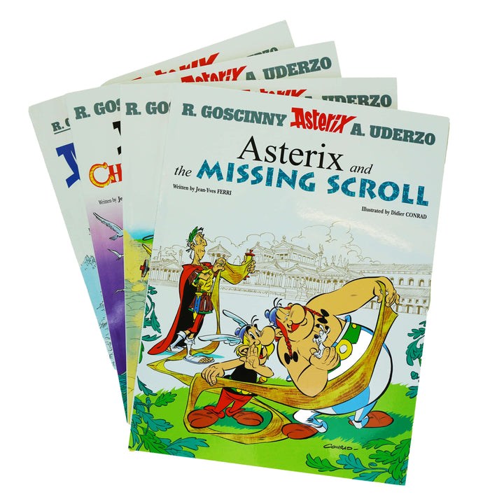 Asterix Series (Book 36-39) by Goscinny & Uderzo: 4 Books Collection Set - Ages 6-11 - Paperback