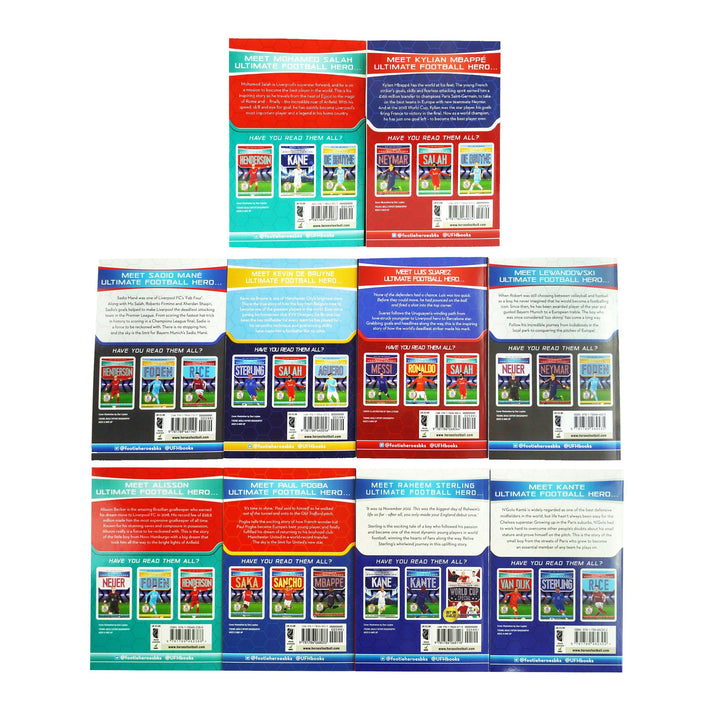 Ultimate Football Heroes Series 2 by Matt & Tom Oldfield 10 Books Collection Set - Ages 6-12 - Paperback 7-9 Dino Books