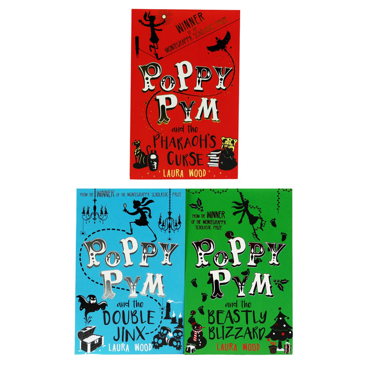 Poppy Pym Collection By Laura Wood 3 Books Set - Ages 8-12 - Paperback