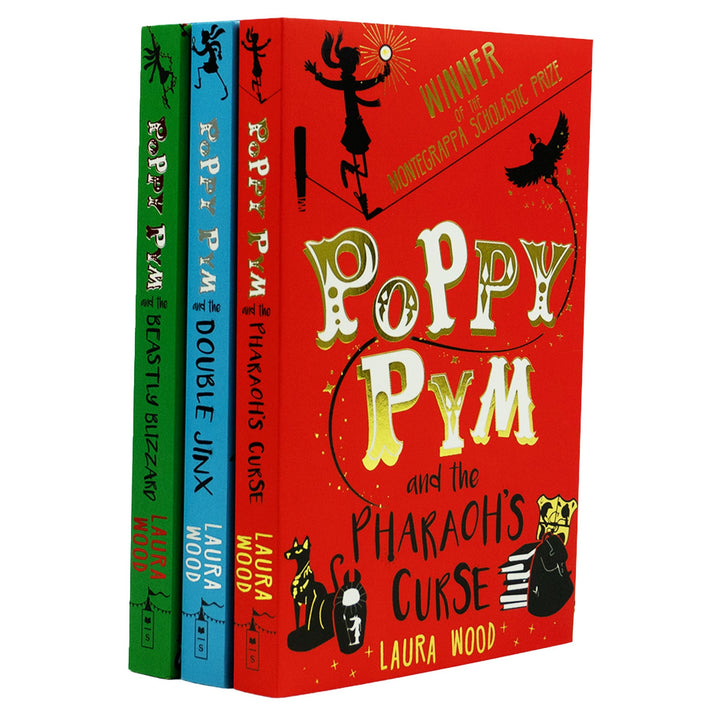 Poppy Pym Collection By Laura Wood 3 Books Set - Ages 8-12 - Paperback