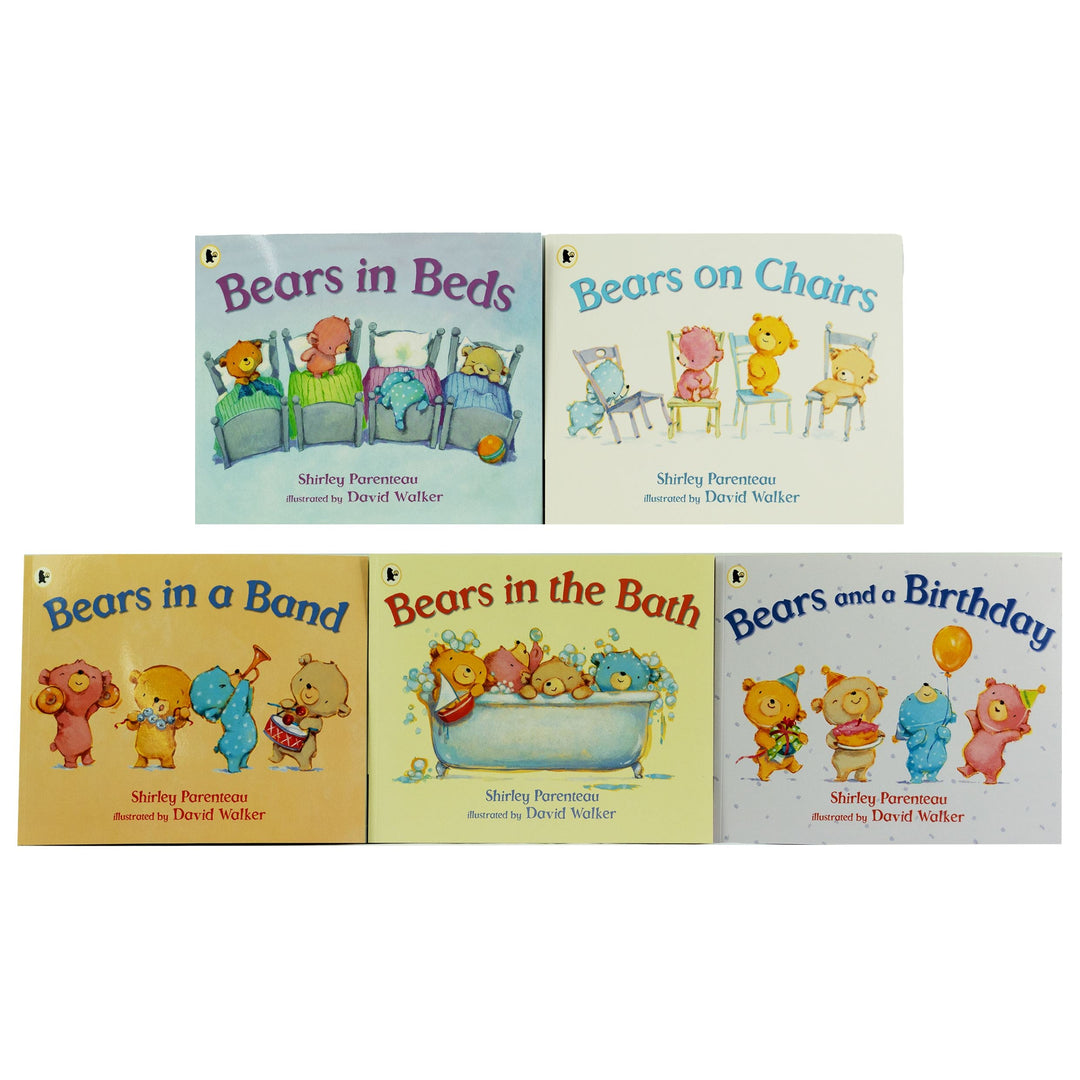Bears by Shirley Parenteau Collection 5 Books Set - Ages 2+ - Paperback