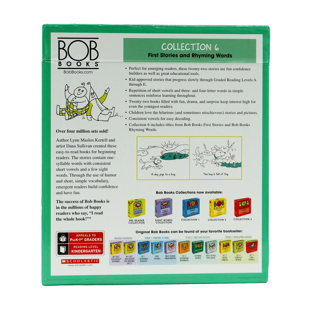Bob Books-Collection 6, First Stories and Rhyming Words - Ages 5+ - Paperback