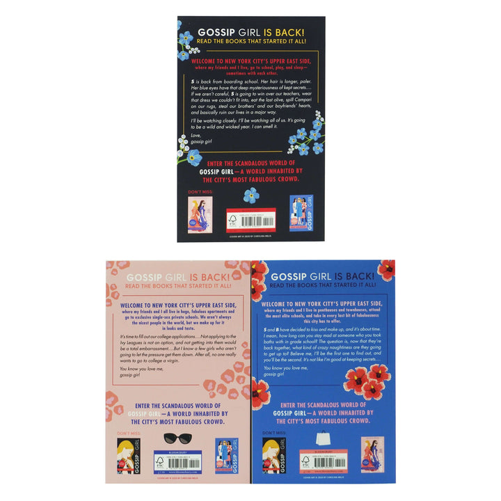 Gossip Girl Series by Cecily von Ziegesar: 3 Books Collection Set - Ages 12+ - Paperback