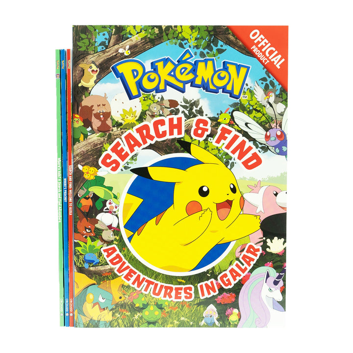 Pokémon Search and Find 4 Books Collection Set - Ages 5-8 - Paperback 5-7 Orchard Books