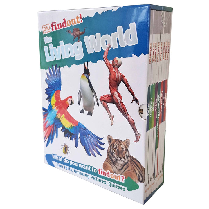 DKfindout!: The Living World Collection 8 Books Box Set - Ages 6-9 - Paperback