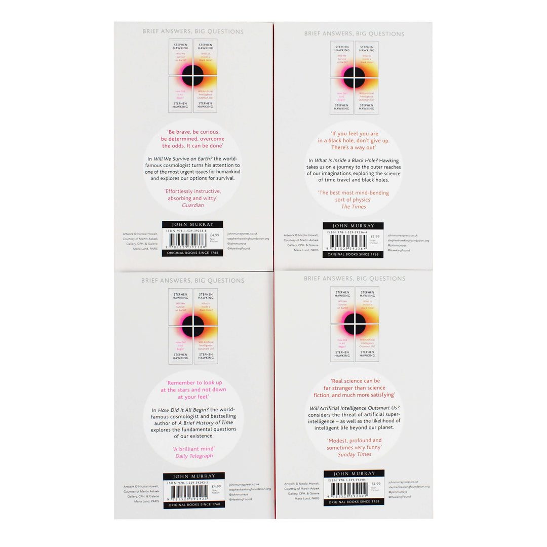 Brief Answers, Big Questions Series By Stephen Hawking 4 Books Collection Set - Fiction - Paperback