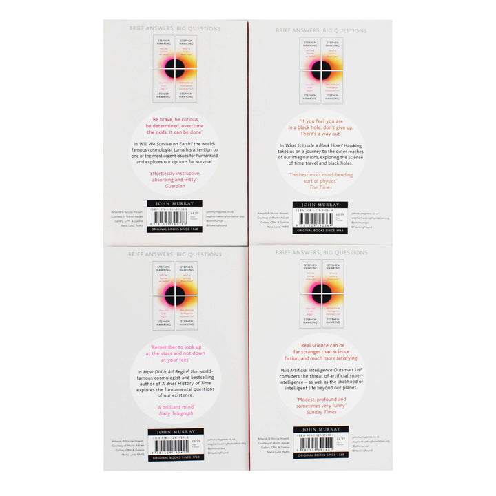 Brief Answers, Big Questions Series By Stephen Hawking 4 Books Collection Set - Fiction - Paperback