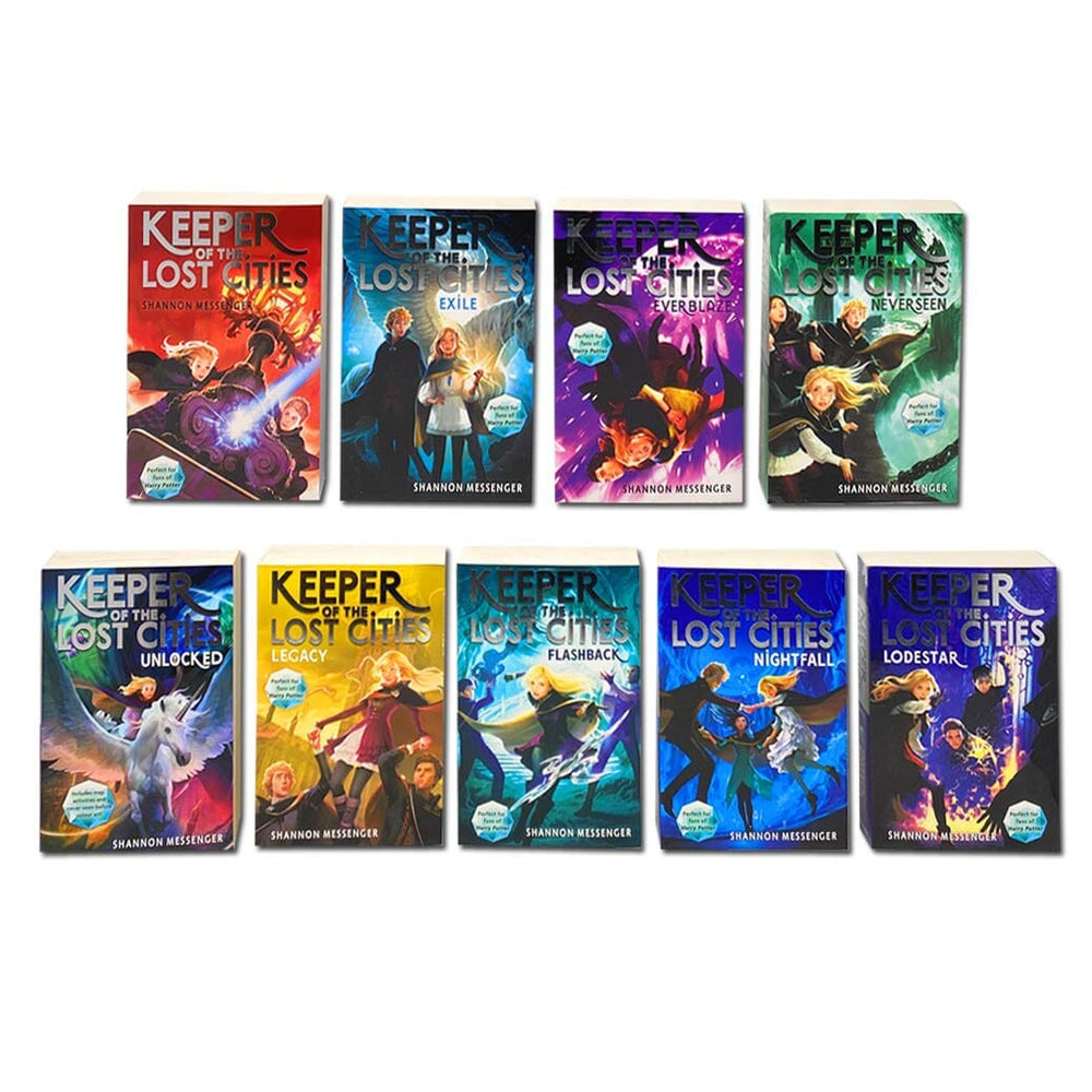 Keeper of the Lost Cities by Shannon Messenger 9 Books Set - Young Adult - Paperback Young Adult Simon & Schuster Ltd