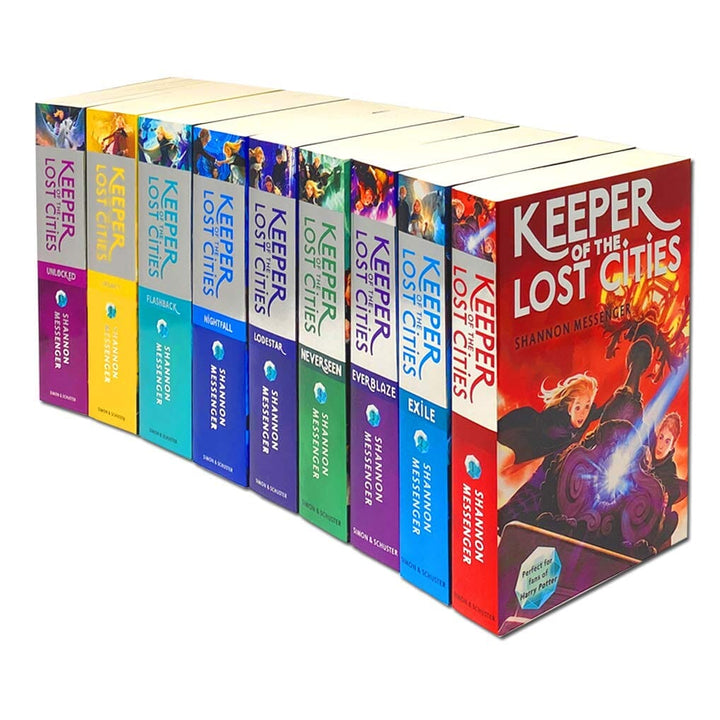 Keeper of the Lost Cities by Shannon Messenger 9 Books Set - Young Adult - Paperback Young Adult Simon & Schuster Ltd