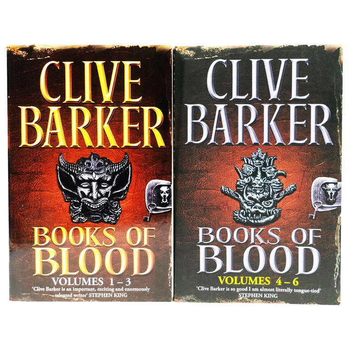 Books Of Blood Omnibus Series by Clive Barker 2 Books Collection Set (Volumes 1-6) - Fiction - Paperback Fiction Sphere