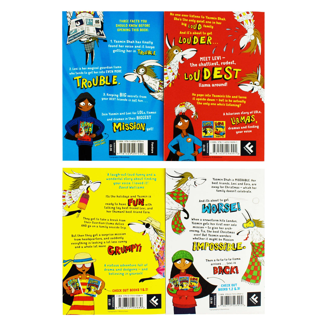 Llama Out Loud Series by Annabelle Sami 4 Books Collection Set - Ages 8-12 - Paperback