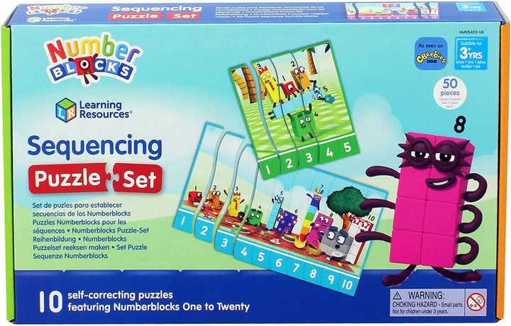 Numberblocks Sequencing Puzzle by Learning Resources - Ages 3 Years+ - Educational Toy