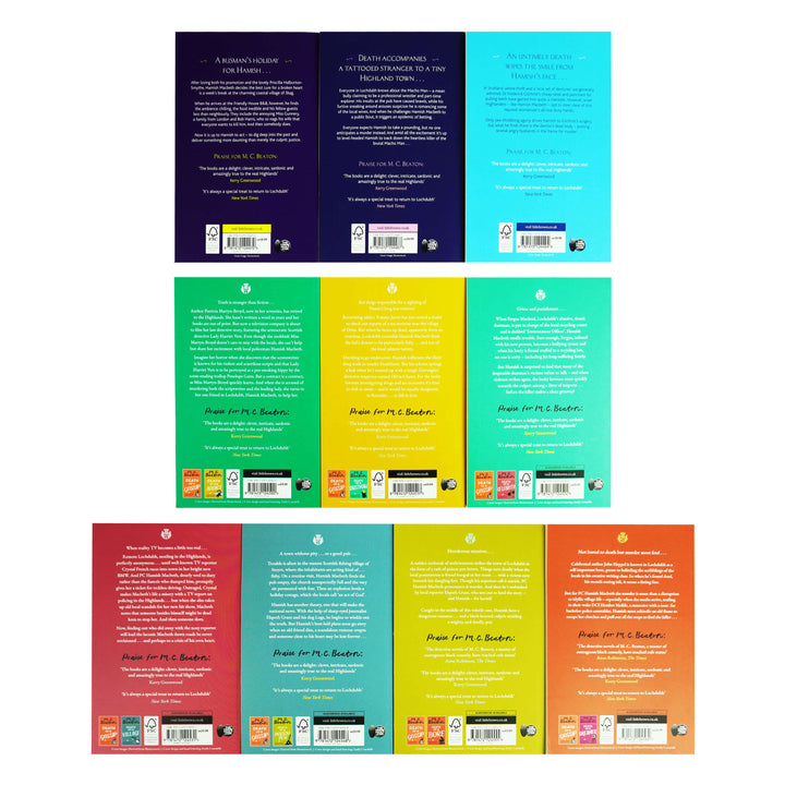 Hamish Macbeth Mysteries Series by M.C. Beaton 10 Books Collection Set (Book 11-20) - Fiction - Paperback