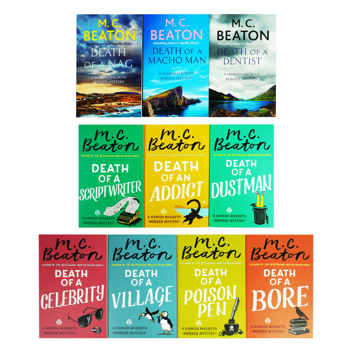 Hamish Macbeth Mysteries Series by M.C. Beaton 10 Books Collection Set (Book 11-20) - Fiction - Paperback