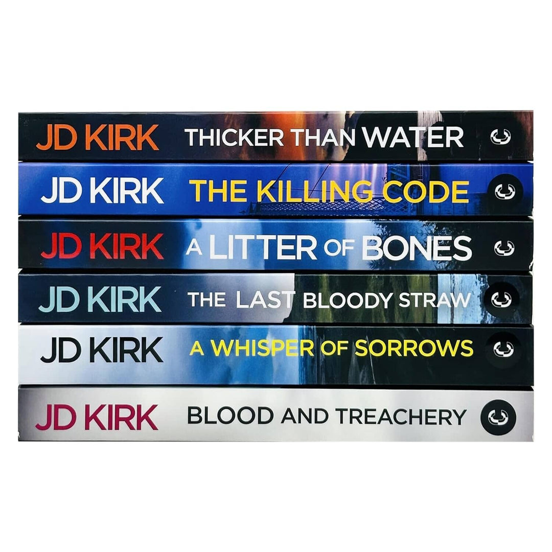DCI Logan Crime Thrillers Series by JD Kirk 6 Books Collection Set (Book 1-6) - Fiction - Paperback