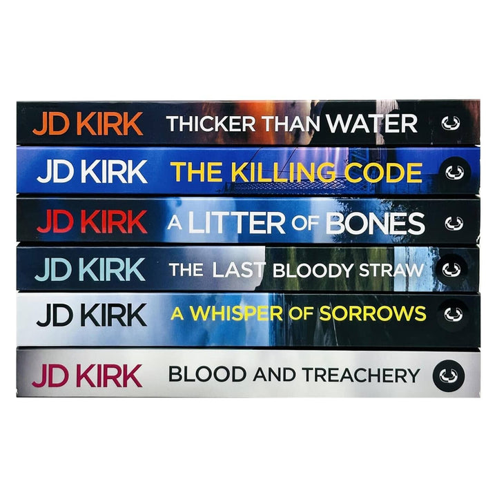 DCI Logan Crime Thrillers Series by JD Kirk 6 Books Collection Set (Book 1-6) - Fiction - Paperback