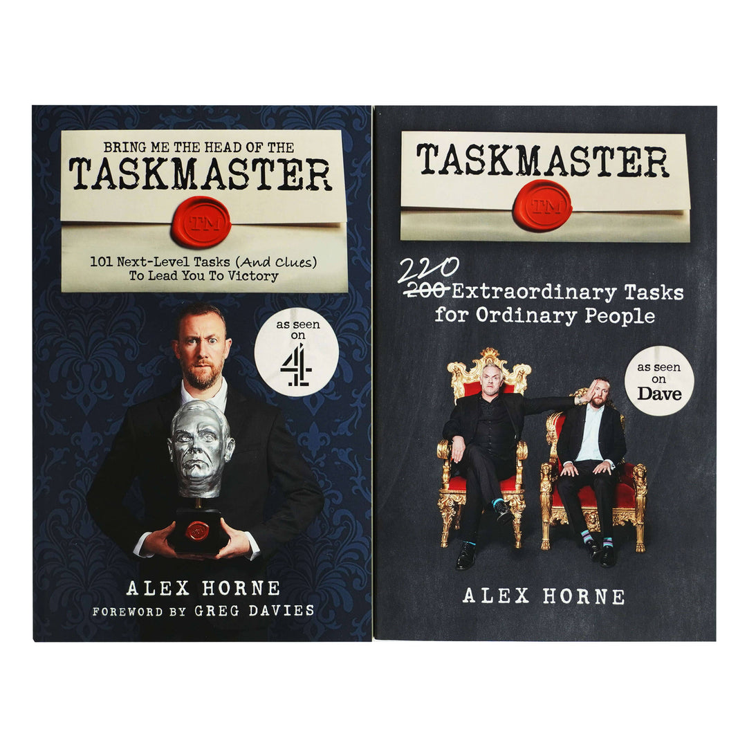 Taskmaster by Alex Horne 2 Books Collection Set - Non Fiction - Paperback