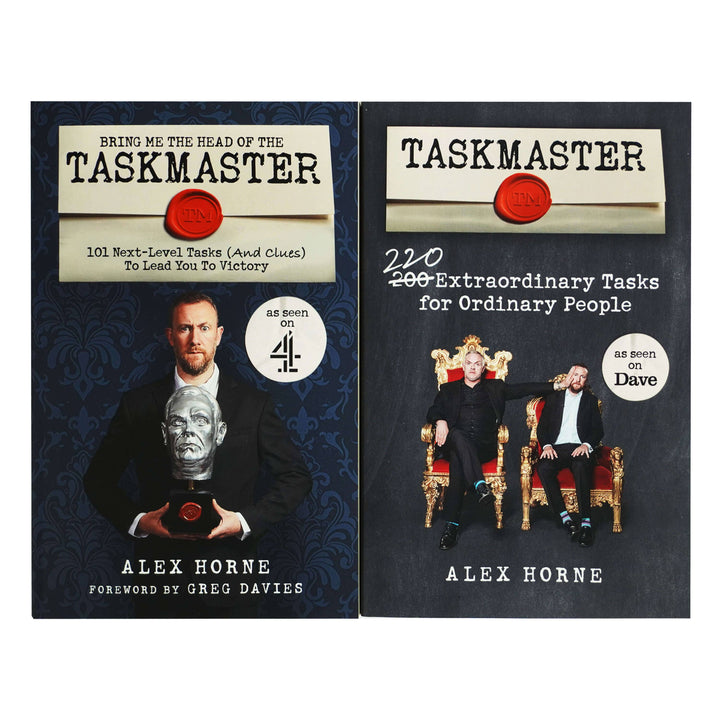 Taskmaster by Alex Horne 2 Books Collection Set - Non Fiction - Paperback