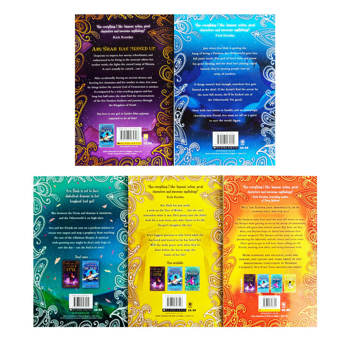 Pandava Series Collection by Roshani Chokshi 5 Books Set - Ages 8-12 - Paperback