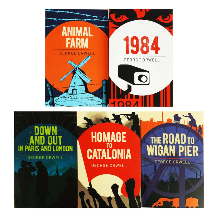 The Classic George Orwell Collection 5 Books Box Set - Fiction - Paperback